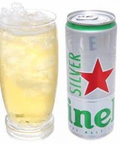 Bia heineken bạc - Thùng 24 lon bia Heineken Silver